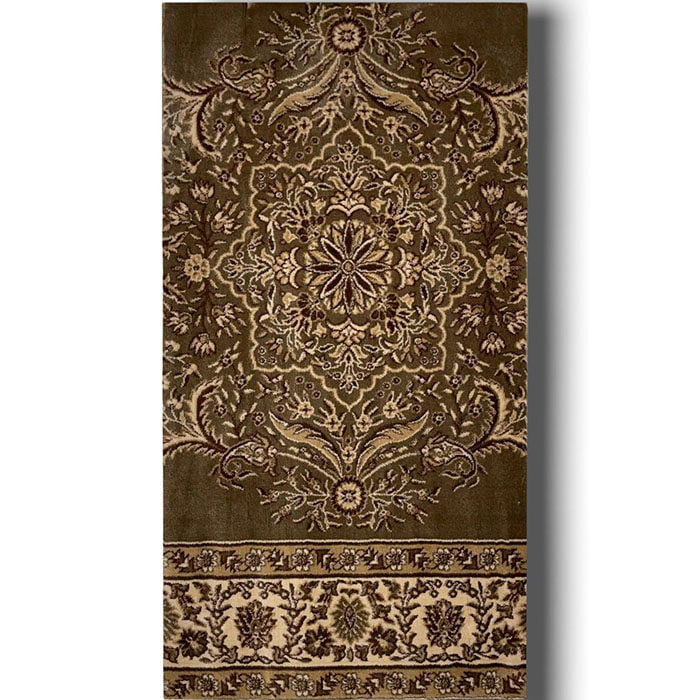 سجاد مصلى باللونين الأزرق والبني