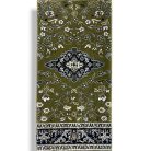 سجاد مساجد مجانا التركيب والتوصيل جولد S0977 باللونين الأحمر والأخضر