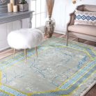 انجل_ 01433_ ازرق رصاصي ذهبي(4)