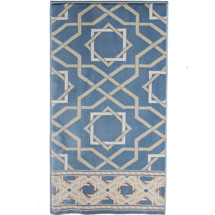 شركة سجاد المساجد سجادة مساجد الفاخرة باللون الأزرق