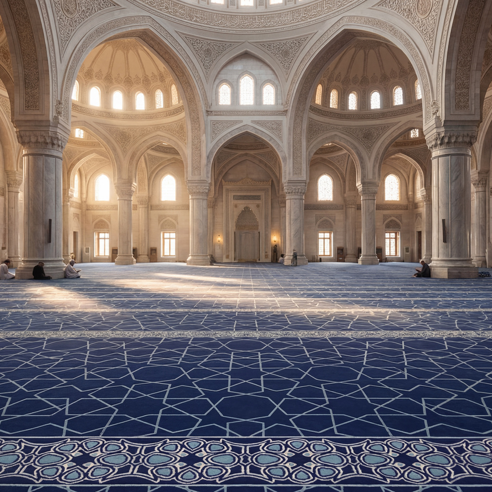 سجاد الأزهر سوبر كحلي مفروش