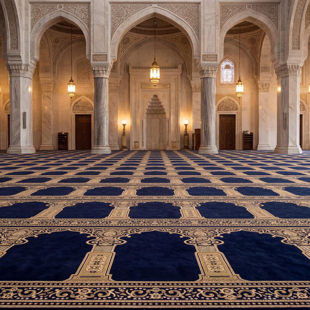 سجاد العدالة سوبر - كحلي مفروش سجاد العدالة سوبر كحلي مفروش