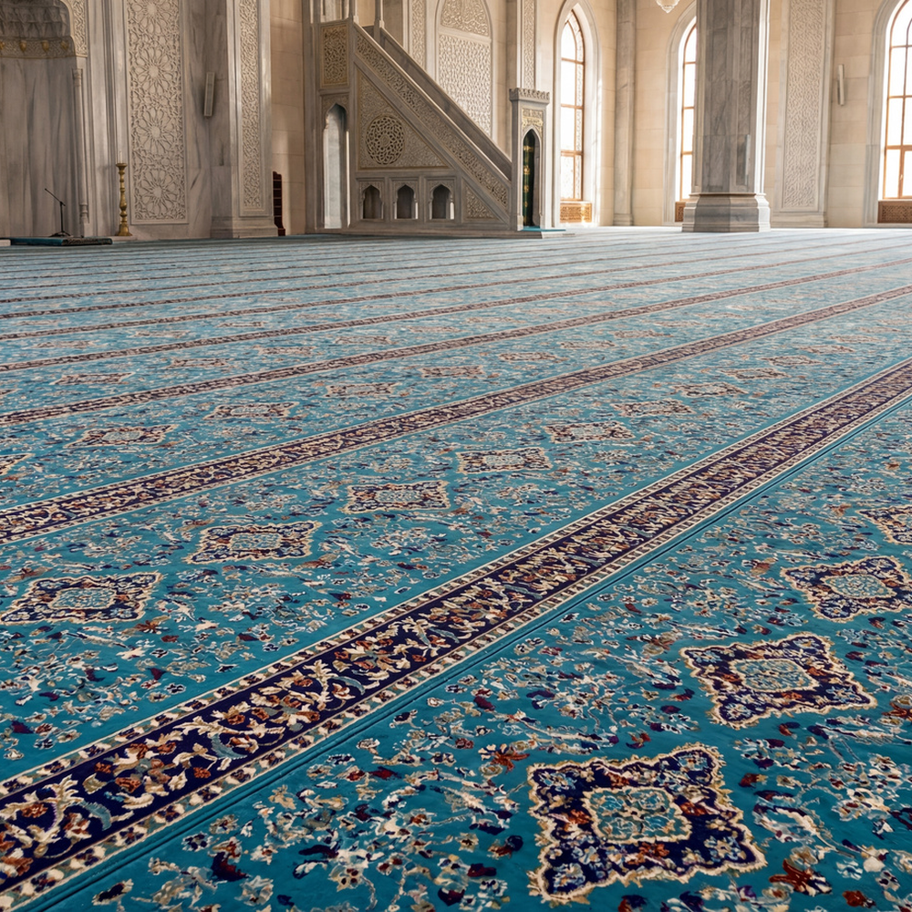 سجاد المنار سوبر - تركواز مفروش سجاد المنار سوبر تركواز مفروش