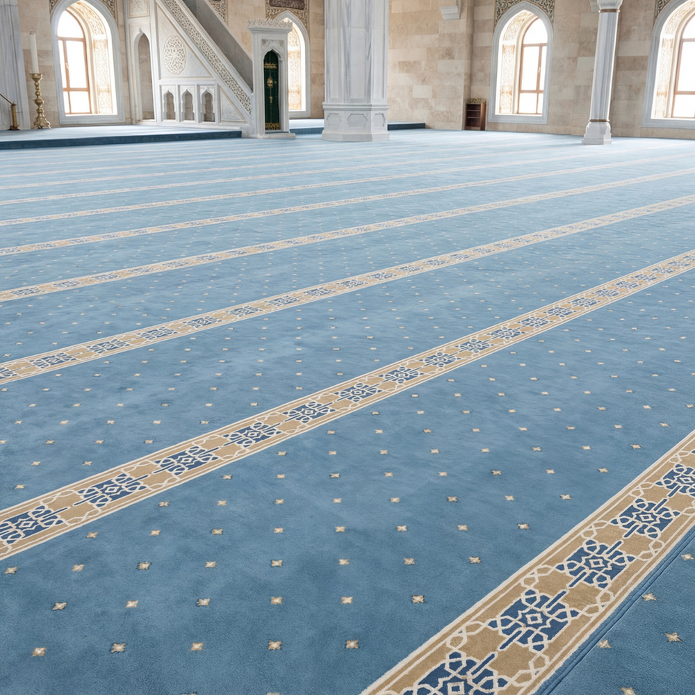 سجاد النور سوبر - أزرق سماوي مفروش سجاد النور سوبر أزرق سماوي مفروش