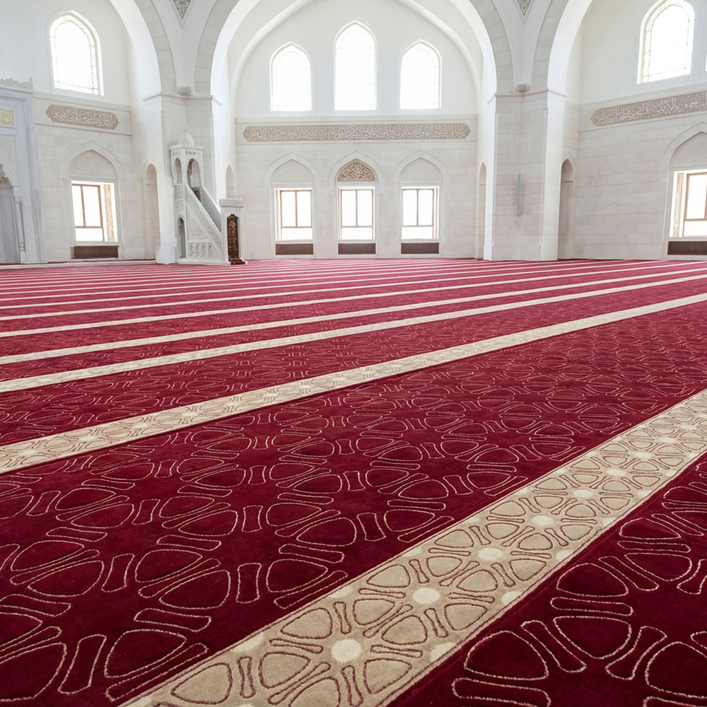سجاد المباركية عنابي مفروش