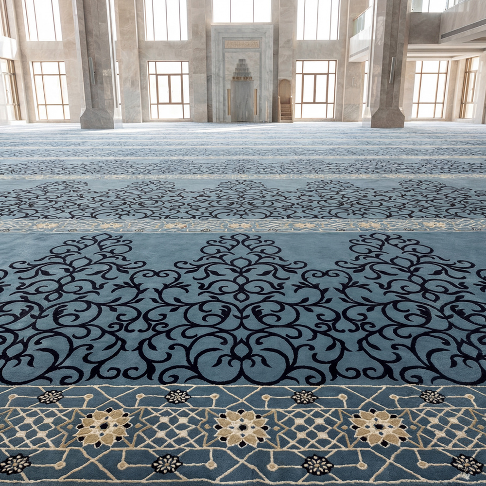 سجاد نسك تركواز مفروش