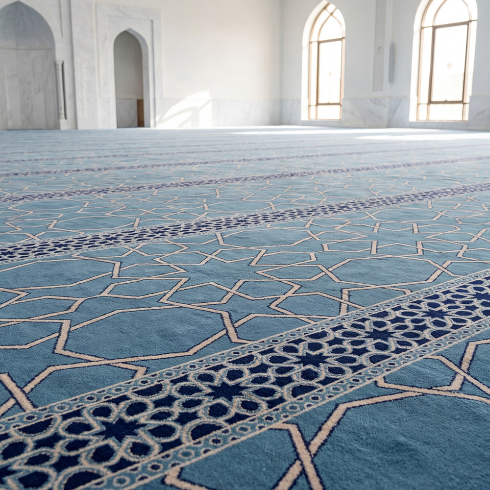 سجاد الإخلاص تركواز مفروش