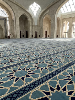 سجاد البيعة تركواز مفروش