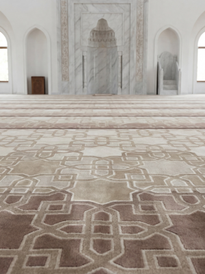 سجاد البركة بني مفروش