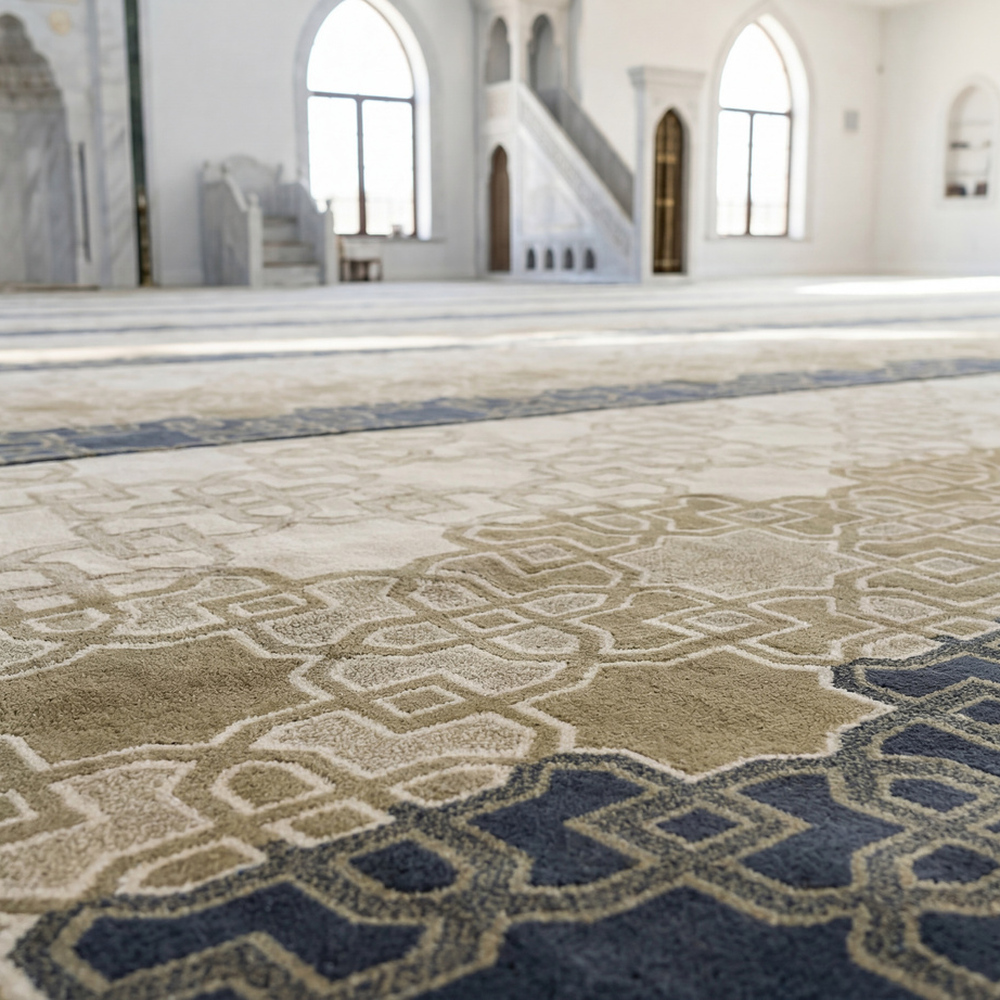 سجاد البركة - ذهبي مفروش سجاد البركة ذهبي مفروش