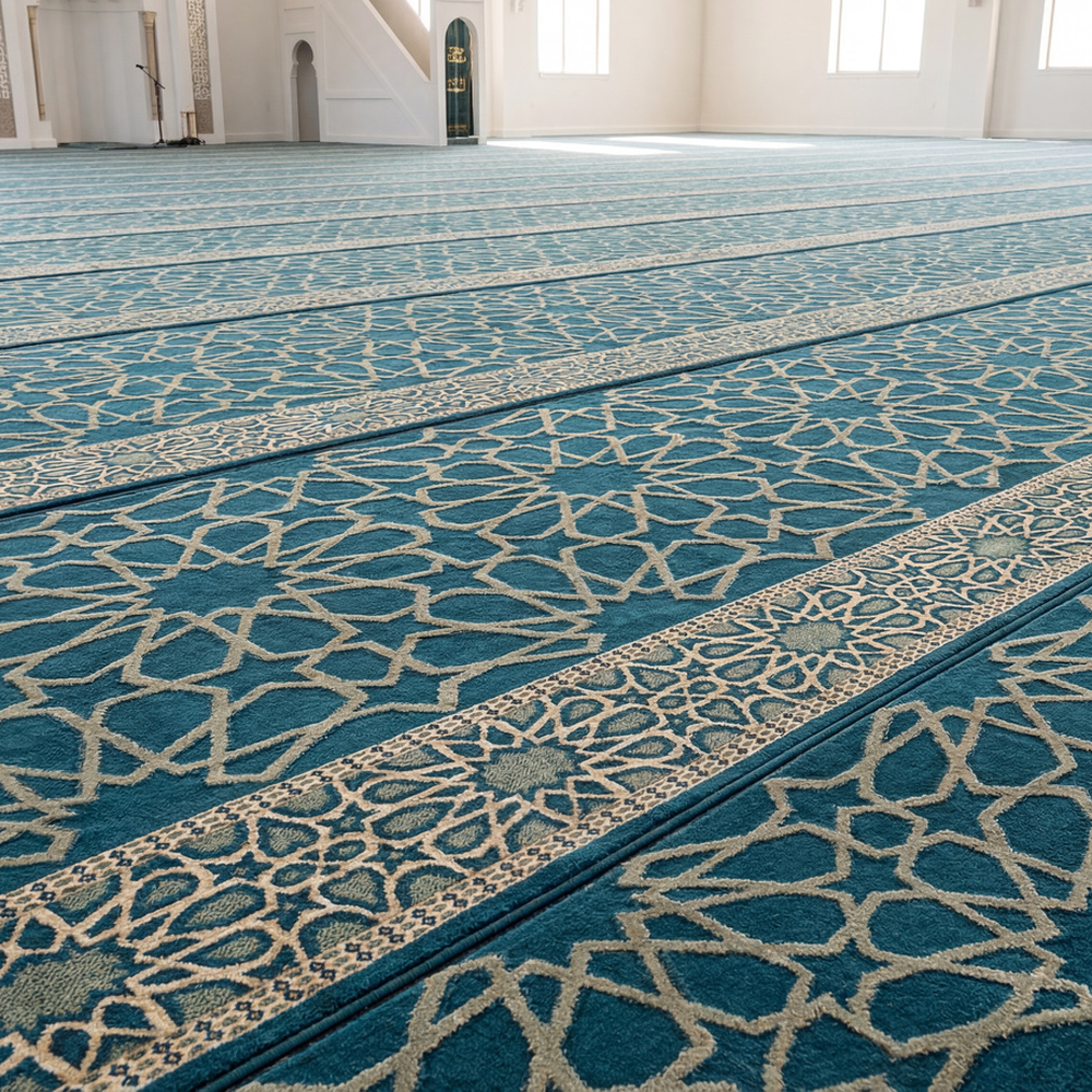 سجاد الأندلسية سوبر تركواز مفروش