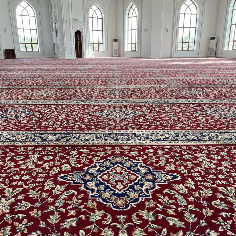 سجاد نهروان سوبر عنابي مفروش