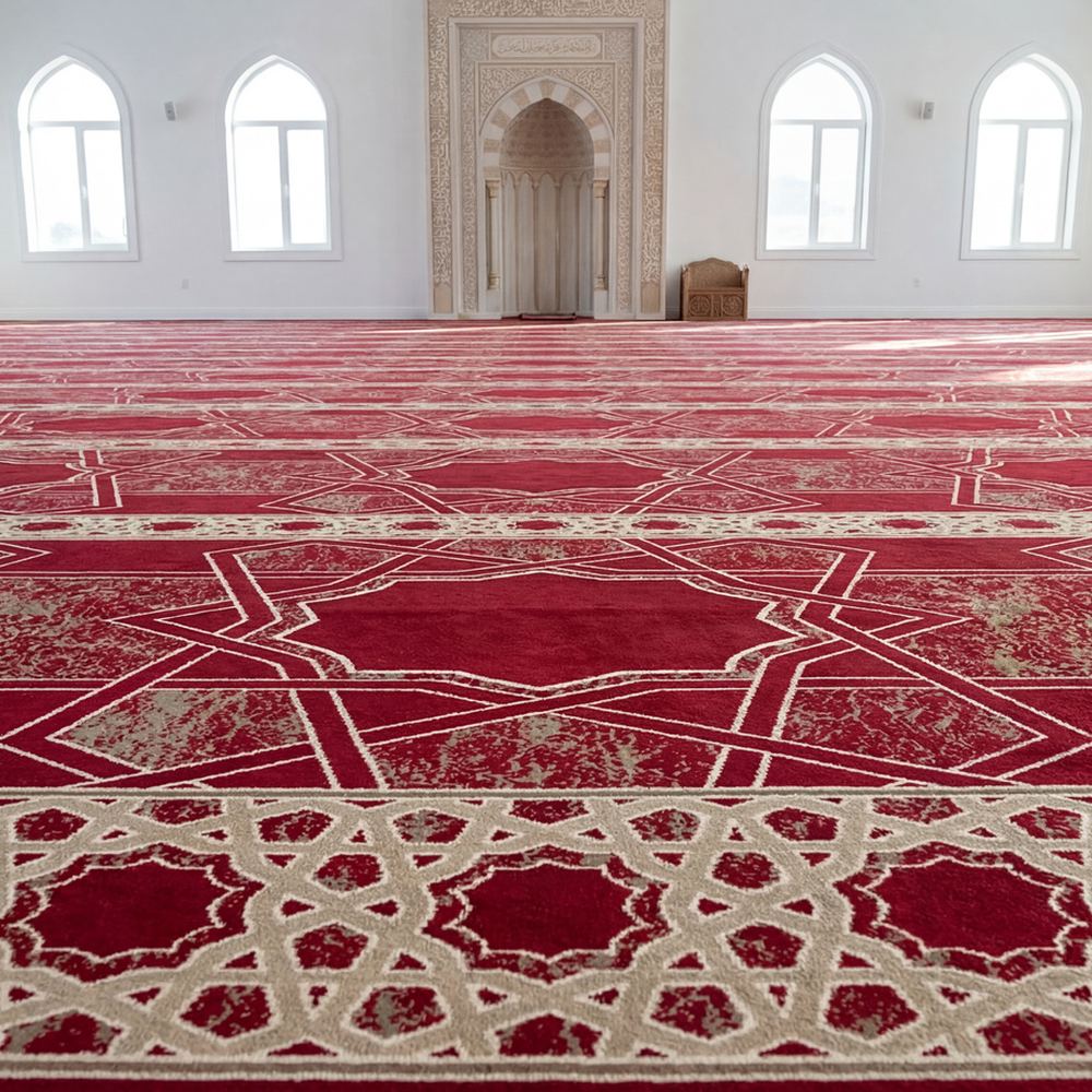 سجاد الصواري سوبر - عنابي مفروش سجاد الصواري سوبر عنابي مفروش