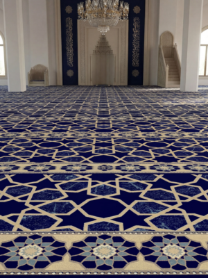سجاد السجدة كحلي مفروش