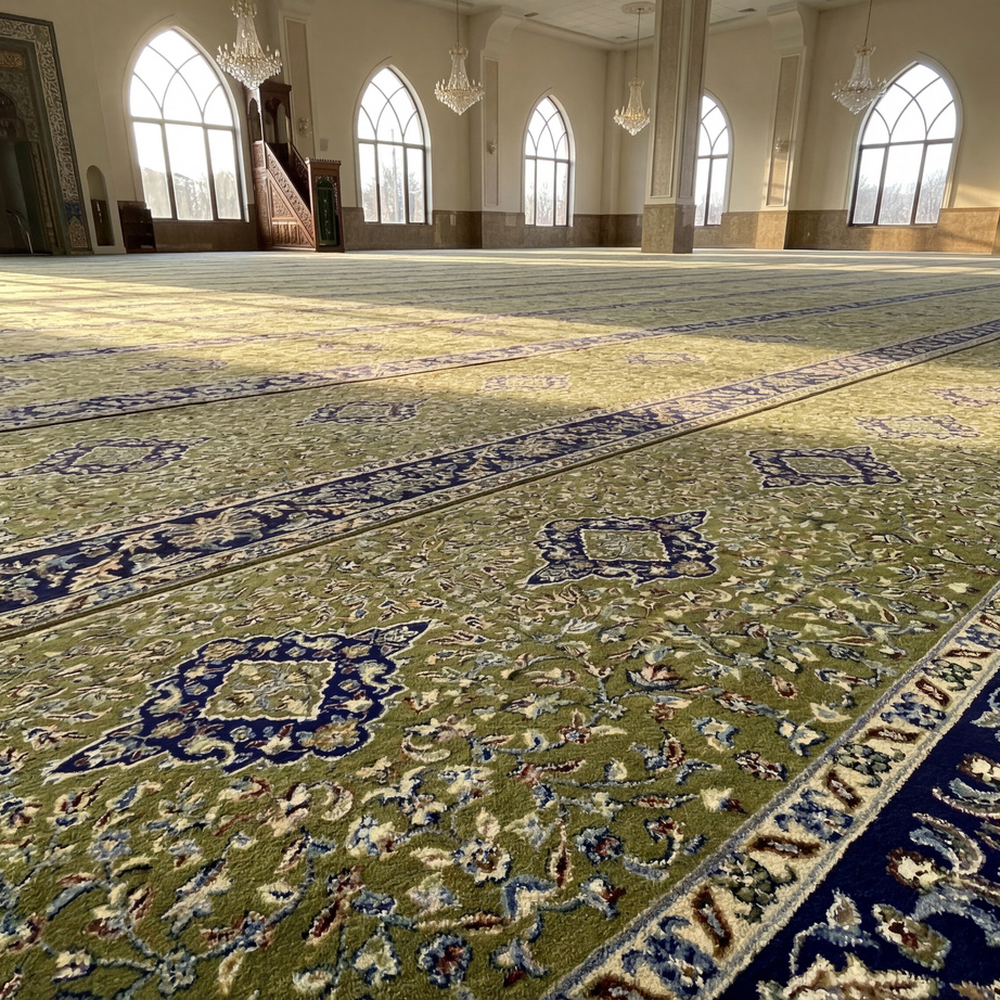سجاد الأندلس ذهبي مفروش
