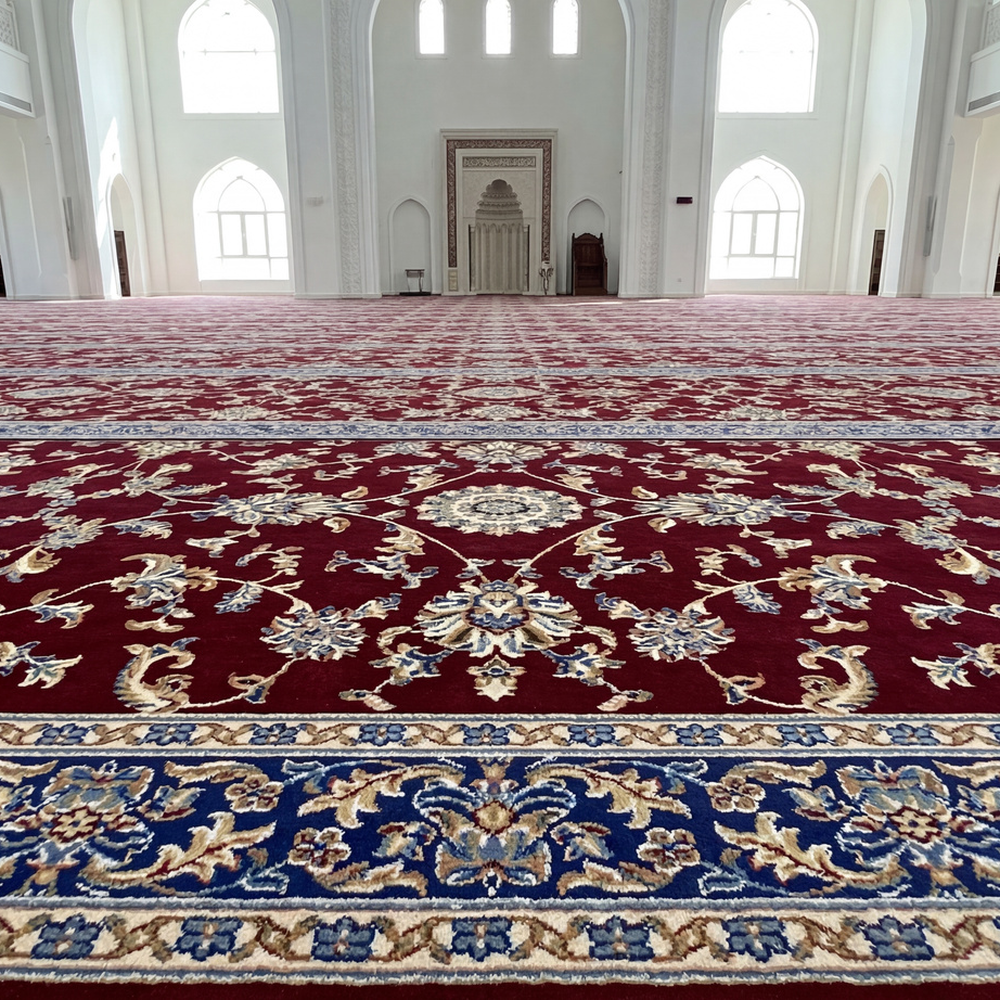 سجاد الإكرام - عنابي مفروش سجاد الإكرام عنابي مفروش