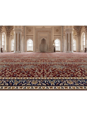 سجاد الحرمين بلس أزرق تركي فاخر - MOSQUE-016-2